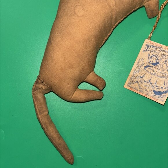 Folk Art Primitive Cat Cloth Doll 16”  Tattered Rabbit Primitive Handmade - Picture 4 of 10